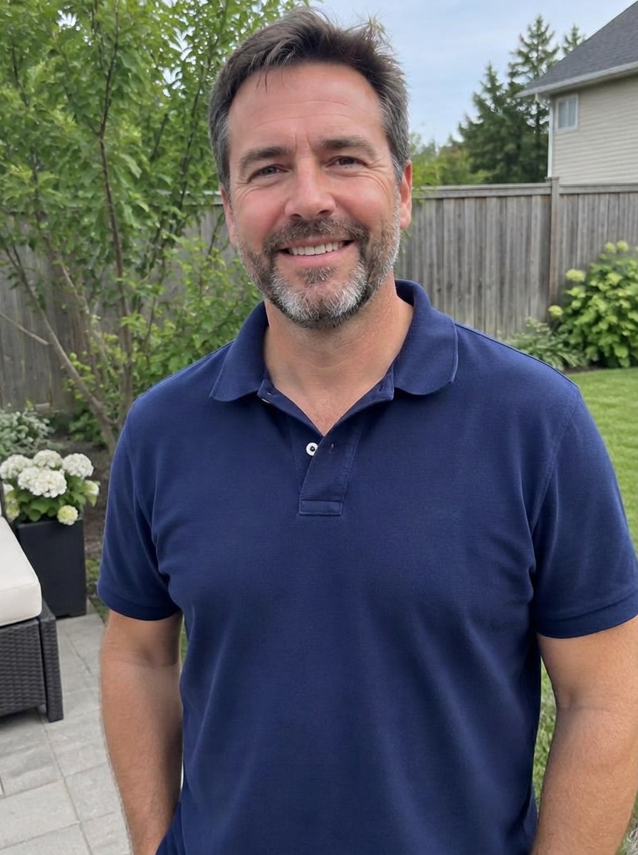 Sample Dave's original backyard photo